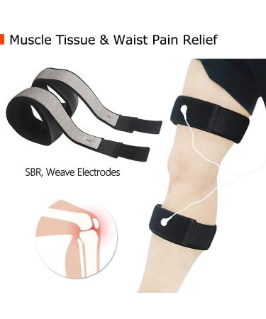 Knee Brace Electrodes - Silver Conductive Fiber Knee Pads for TENS/EMS | International Shipping Available - Buy Online on GoSupps.com