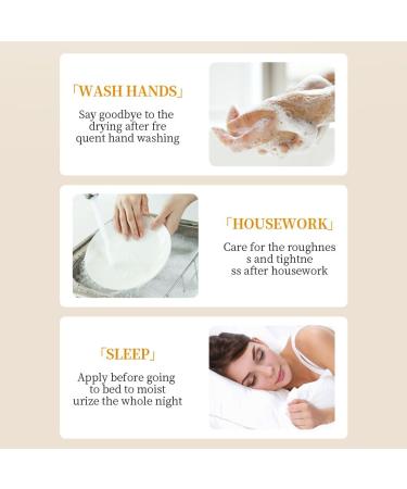 BakerMiche 60g x 3 Pcs AntiCracked Hand Cream for Dry Hands and Feet Moisturizing Formula Hand Cream Deep Moisturizing and Nourishing Hand Cream Travel Size Hand Cream Set Vitamin E - Buy Online on GoSupps.com