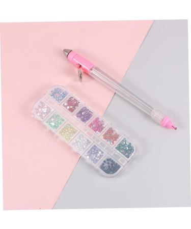 minkissy 1 Set Nail Art Studs Nail Tools Nail Gems and Rhinestones Nail Dotting Pen Nail Art Tools Nail Rhinestones Nail Sequins Crystal Ab Rhinestones Nail Art Pen 3d Drawing Tool Manual Pink 16x1cm - Buy Online on GoSupps.com
