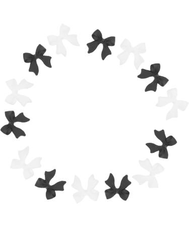 400 Pcs Bow Nail Decoration nail stickers nail stencils stamping nail art Nail Accessory DIY Manicure Tips oration bow nail art stickers black streamers crafts resin classic 3d 0.6X0.6X0.3CMx4pcs Assorted Colorx4pcs - Buy Online on GoSupps.com