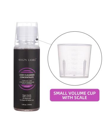 Eyelash Cleansing Concentrate 100ml | Professional Foaming Shampoo for Eyelash Extensions | Natural Lavender Cleaner - Buy Online on GoSupps.com