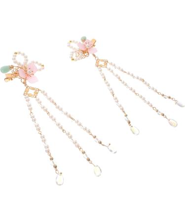 MAGICLULU 4 Pairs Comb Chinese Style Barrettes Hair Padding for Updos Kimono Hair Barrettes Temperament Hair Clip Chinese Hair Accessories Pearl Hair Accessories Classical Hairpin Metal - Buy Online on GoSupps.com