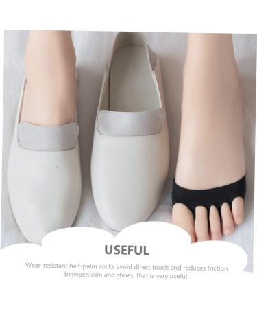 NOLITOY 4 Pairs High Heel Insoles | Breathable Forefoot Pads for Women | Comfortable Cotton Half Palm Rest & Arch Support - Buy Online on GoSupps.com