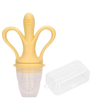 Buy Safe Toddler Pacifier with Fruit Formula - Ideal for Newborns | Yellow Pacifier for Daily Use - Buy Online on GoSupps.com