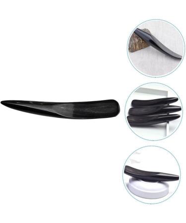 Beavorty 2 STK Manual Horn Massage Board - Multifunctional Skin Scratch Massage Tool (17x3cm) - Black - 2 Pcs for International Shipping - Buy Online on GoSupps.com