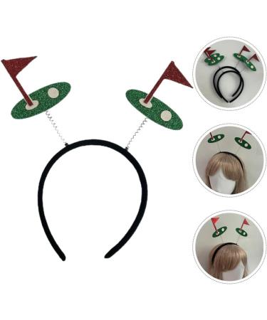 HOLIDYOYO Golf Ball Headband Sports Ball Head Bopper Game Day Sports Hairband Pompom Tiara Headband Hair Accessories for Women Girls Sports Party Favors - Buy Online on GoSupps.com