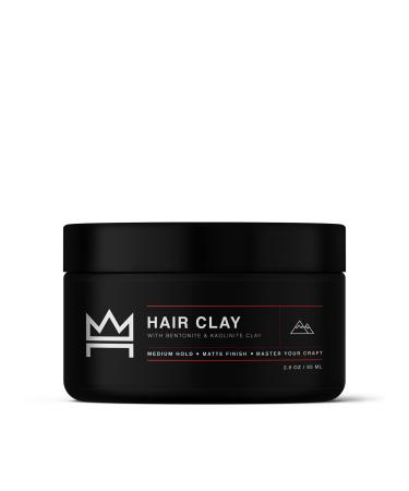 Hair Craft Co. Clay Pomade 2.8oz - Shine-Free Matte Finish - Medium Hold/Natural Look Clay Base Super Dense, Stylist Approved  Ideal for Textured, Thickened & Modern Styles  Unscented - Buy Online on GoSupps.com