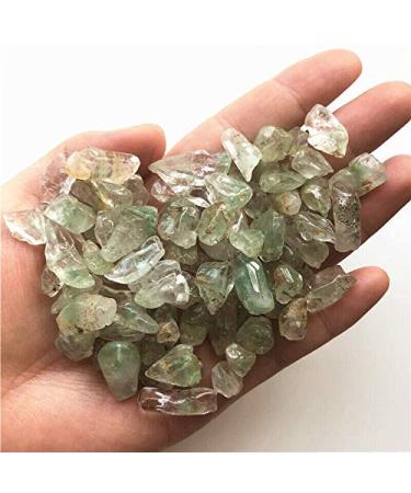 10-20mm Natural Green Ghost Phantom Stone Crystal Quartz Gemstone Specimen Natural Quartz Crystals 100g Stone Mineral Specimen