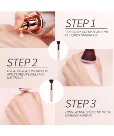 Make Up Brush Foundation Make Up Brush for Liquid Foundation Cream and Powder Buffing Blending Brush Face Brush - Buy Online on GoSupps.com