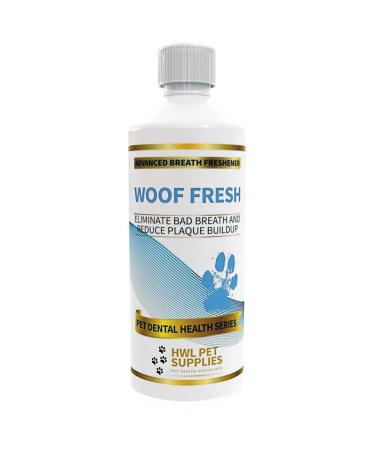 HWL Pet Supplies - Dog Breath Freshener In Water - Advanced Dental Water Additive - Dog Mouthwash - Plaque Off Dogs - Eliminate Bad Breath & Reduce Plaque Buildup - Dog Teeth Cleaning - Made In UK