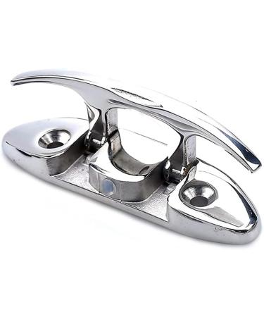 Mxeol 4-1/2 Folding Boat Cleat - Stainless Steel Dock Cleat, Silver - 1 Pack - Buy Online on GoSupps.com
