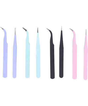 High Carbon Steel Precision Tweezers Set for Eyebrows - Durable & Ideal for International Shipping - Buy Online on GoSupps.com