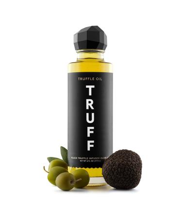 TRUFF Black Truffle Oil - Black Truffle Infused Olive Oil - Gourmet Dressing, Seasoning, Marinade, or Drizzle, Non-GMO, Gluten-Free, 6 fl.oz