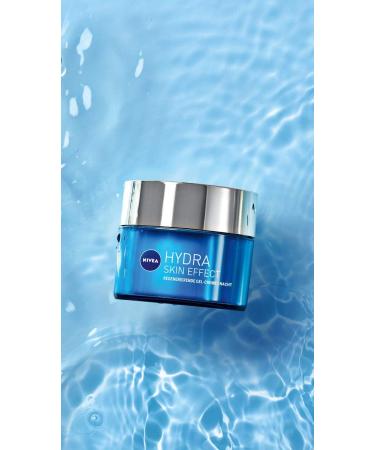 NIVEA HYDRA SKIN EFFECT Gel Cream 50ml - Regenerating Night Care for Smooth Skin with Pure Hyaluron | 72H Moisture International Shipping Available - Buy Online on GoSupps.com