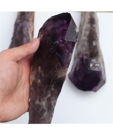 Natural Crystal Rough Home Decoration 800-1000g Natural Amethyst Quartz Cluster Crystal Rod Point Specimen Scepter Power Gemstone Stones 800-1000g 1pc - Buy Online on GoSupps.com