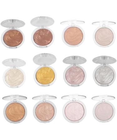 Highlight Powder Palette Professional Shimmer Glitter Face Highlighter Makeup Facial Brightening Shimmer Powder for Makeup styles 1 - Buy Online on GoSupps.com