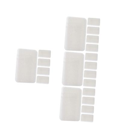 Ciieeo 20 Pcs Soap Pad Silicone Soap Holder Soaps Silicone Soap Mat Soap Keep Dry Mats Soap Dish Cushion Bathroom Soap Mats Bath Board for Tub Sink Accessories Sponge Soap Box Non-slip