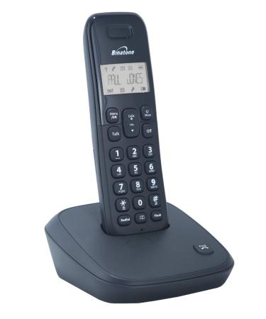 Binatone Veva Dect Cordless Phone - Black Single VEVA 1700 Single Black