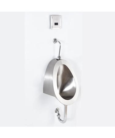 304 Stainless Steel Urinal Urinal Wall-Mounted Male Urinal Public Toilet Urinal Small Vertical Toilet Suitable for Home Hotel School