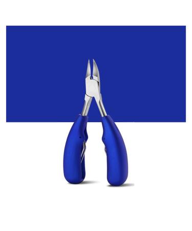PSGS 1Pc Nail Clipper Nail Correction for Ingrown Toe Nail Nippers Dead Skin Dirt Remover Cutter Stainless Steel Pedicure Care Tool (Color : NC03 Blue)