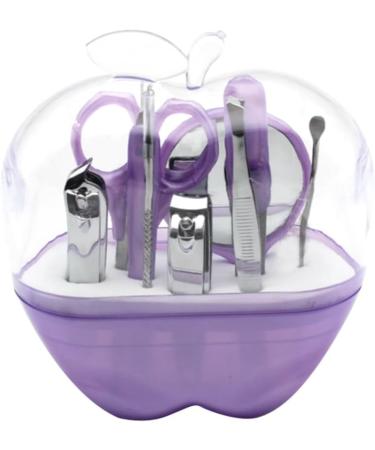 Beaupretty 8 in 1 Nail File Fingernail Trimmer Tools Nail Kits Stainless Steel Nail Clippers Nail Kit Nail Art Kit Cosmetology Kit Toe Beauty Kit Nail Clipper Kit Suite Purple Manicure medium Purple - Buy Online on GoSupps.com