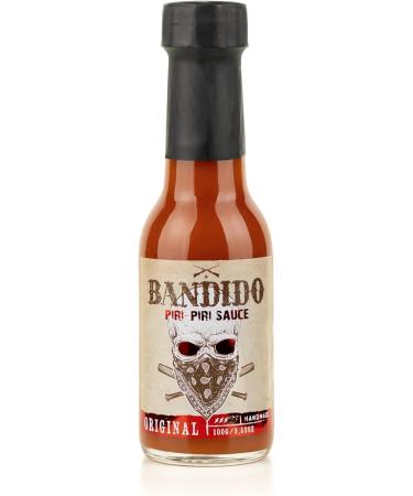 Fifth of Jugais Piri Piri Bandido Hot Sauce Set of 3 bottles of 100 ml Spicy and very versatile Sauce Based on PiriPiri peppers herbs and lemon aroma Gourmet product of Portuguese origin - Buy Online on GoSupps.com