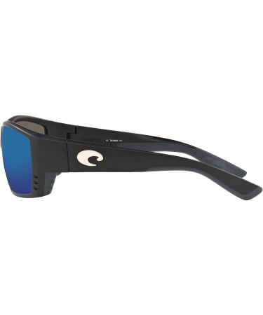 Costa Del Mar Men's Tuna Alley Matte Black/Grey Blue Polarized Sunglasses - 580g - Buy Online on GoSupps.com
