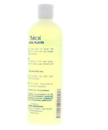 Nairobi Kool Player Antibacterial After Shave for Unisex - 16 oz Yellow | Shop Internationally - Buy Online on GoSupps.com