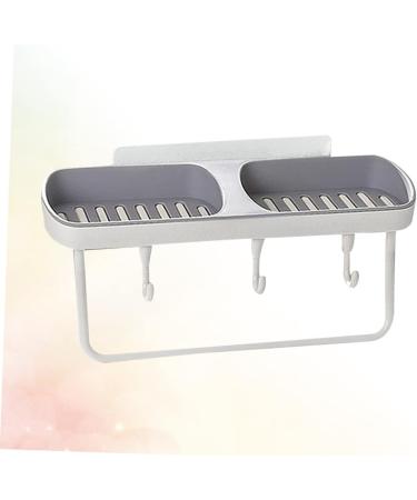 Ciieeo 2pcs Soap Holder Earth Tones Drain Soap Rack Soap Dish for Bathroom Sink Bath Soap Liquid Soap Dish with Hook Flamingo Toothbrush Holder Soap Dish for Shower Wall-mounted Shelf - Buy Online on GoSupps.com