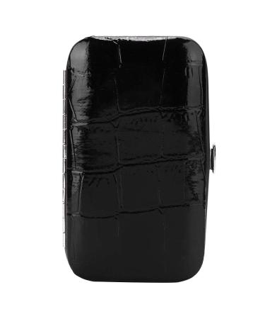 9pcs Stainless Steel Fingernail Clippers Kit - Nail Clippers Nail File Ear Pick & Eyebrow Scissors (Black) - International Shipping Available - Buy Online on GoSupps.com