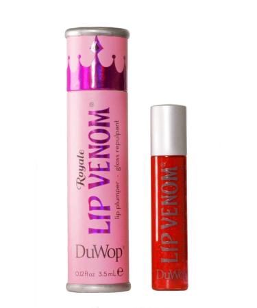 DuWop Lip Venom Lip Plumping Balm - Venom Royale with Red Tint - Buy Online on GoSupps.com