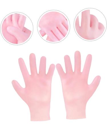 minkissy 1 Pair moisturizing moisturizing Gloves Dry Hands moisturizing Hand Gloves whitening Hand Soft exfoliating Hand Gloves Miss Repair Anti-Crack Water Proof Dry Rough Skin Glove 21x13cm - Buy Online on GoSupps.com