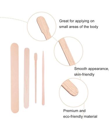 300 Wooden Spatulas for Hair Removal | Waxing & Cosmetic Use | Disposable Wood Sticks - Buy Online on GoSupps.com