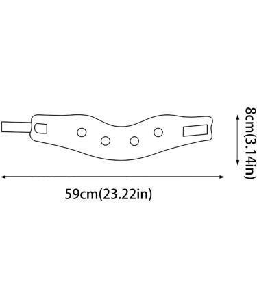 Xnbzw Fester Neck Brace - Adjustable Foam Support for Neck Pain Relief & Head Forward Tilt Correction - Ideal for Beginner Yoga - International Shipping - Buy Online on GoSupps.com