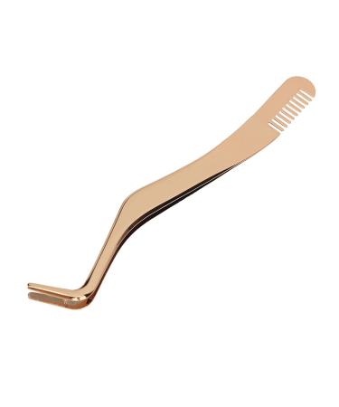 Eyeline Angled Stainless Steel Tweezers - 2-in-1 Eyelash Extension Applicator for Volume & Classic Lashes - Buy Online on GoSupps.com