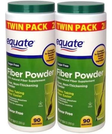 Equate Sugar-Free Fiber Powder - 90 Servings 12.3 oz (2 Pack) | Digestive Health Supplement - Buy Online on GoSupps.com