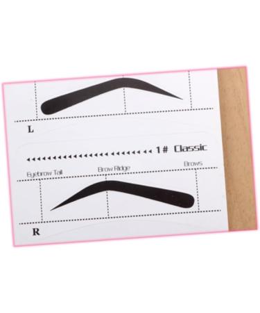 Didiseaon 10pcs Eyebrow Template Eyebrow Card Eyebrowhack Eyebrow Shaping Stencils Mold Stickers Eyebrow Shape - Buy Online on GoSupps.com