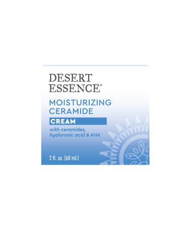 Desert Essence Moisturizing Ceramide Facial Cream - Vegan Gluten-Free Cruelty-Free - Nourish & Rejuvenate Sensitive Skin - Buy Online on GoSupps.com
