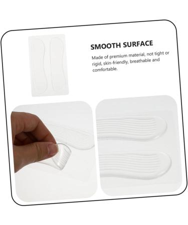 NOLITOY 4 Pairs Anti-Wear Heel Stickers | Protective Heel Pads & Cushions for Loose Shoes | Portable Foot Gel Inserts - White - Buy Online on GoSupps.com