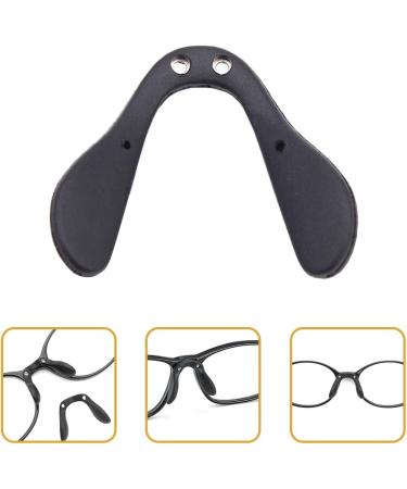 3x Nasal Pads for Bicycle Glasses - Soft Non-Slip Replacement Cushions for U-Shaped Sports Sunglasses (Black) - Buy Online on GoSupps.com