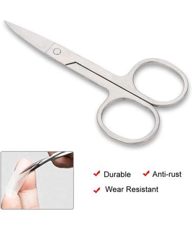 Stainless Steel Small Eyebrow Scissors for Grooming Beauty Tool - Eyebrows, Beard, Eyelashes Trimming - Buy Online on GoSupps.com