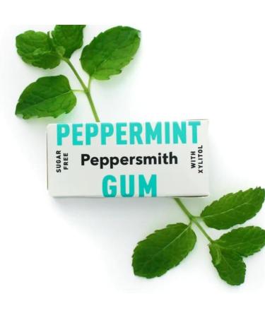 English Dental chewing gum Selection - 100% Sugar free Plastic free Aspartame free gum Selection of Peppermint and Spearmint Chewing Gum Pocket Pack (2 packs) - Buy Online on GoSupps.com