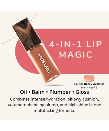 Haus Labs PHD Hybrid Innovation Plumping Lip Glaze Duo - Honey Shimmer Full Size & Persimmon Mini - Buy Online on GoSupps.com