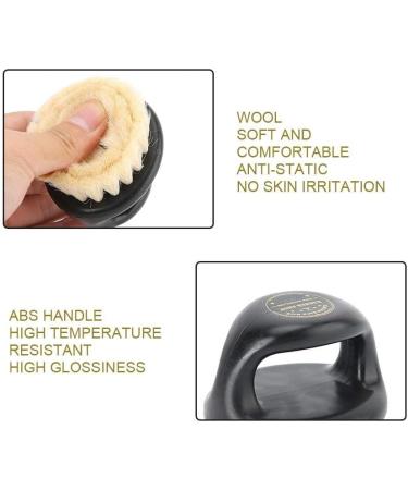 Beard Brush for Men Soft Portable Beard Shaving Brush Neck Face Hair Dust Remover Cleaning Brush Home Barber Salon Shaven Tool(Black) - Buy Online on GoSupps.com