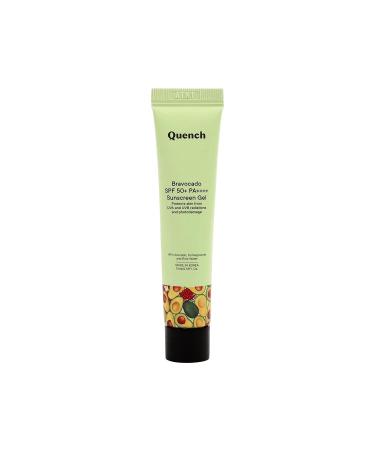 Naturallok Botanics Bravocado SPF 50+ PA++++ Sunscreen Gel | Made In Korea I Gel-based Sunscreen No white cast UV Shield I With Avocado Rice Pomegranate and Vitamin E Travel Size 15ml