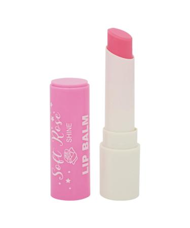Moisturizing Lip Balm with Natural Tint Fruit Flavored Hydrating Stick for Everyday Soothing Care Rose One Size One Size Rose