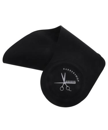 Ipetboom Hair Cutting Mat Hair Cutting Rubber Collar Hair Color Neck Shield Makeup Accessories Silicone Bib Shawl Silicone Haircut Cape Hair Dye Neck Circumference 36X22X1CM