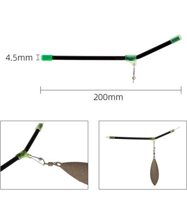 Premium Fishing Anti-Tangle Boom Sleeves Set - 10 Pieces of Black Feeder Accessories for Tangle-Free Fishing - Buy Online on GoSupps.com