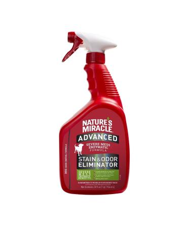 Nature's Miracle Advanced Stain and Odor Eliminator Dog for Severe Dog Messes Spray - 32 Fluid Ounce