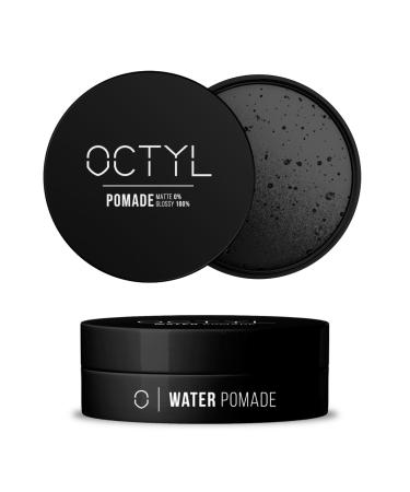OCTYL Water Pomade - Based Hair Pomade | Professional Grade Shine & Hold | Easy Application for All Hair Types | Transparent 80 grm - Buy Online on GoSupps.com